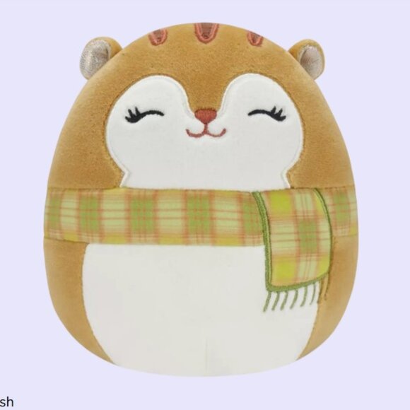 Squishmallows - Erin the Squirrel (With Scarf), 7.5 Inch, Aug 2022 - Picture 1 of 1